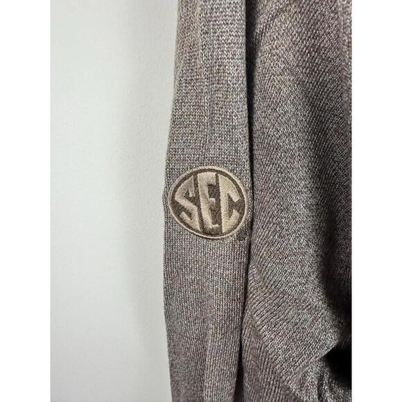 NWT* Peter Millar MISSISSIPPI STATE BULLDOGS Merino Wool V-Neck Sweater XL - Picture 4 of 6